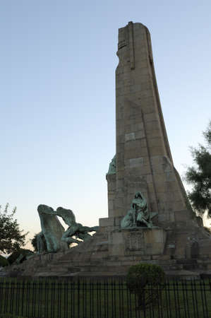 Memorial in a parkの写真素材