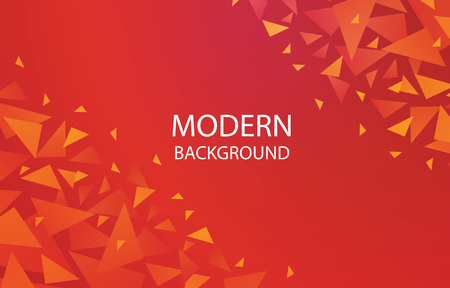 Red Geometric Abstract Background Triangle Composition Shapeのイラスト素材