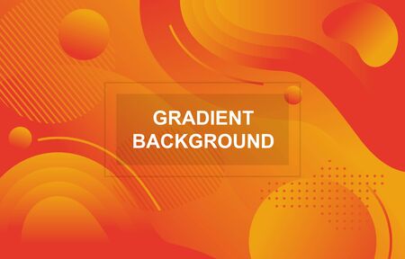 Colorful Gradient Fluid Liquid Geometric Dynamic Shape Backgroundのイラスト素材