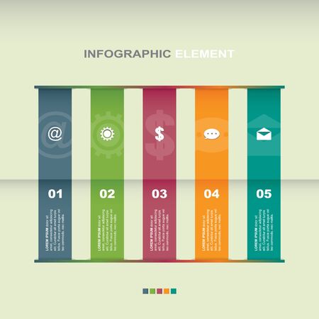 Bar Chart Graph Steps Diagram Statistical Business Infographic Illustrationのイラスト素材