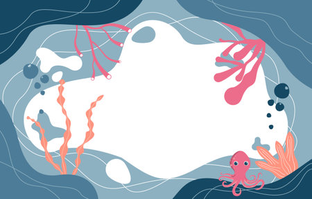 Ocean Underwater Animal Wildlife Sea Beach Liquid Backgroundのイラスト素材