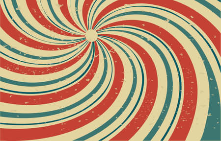 Twirl Twisted Spiral Retro Classic Flat Backgroundのイラスト素材