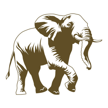 Majestic Giants Elephantのイラスト素材