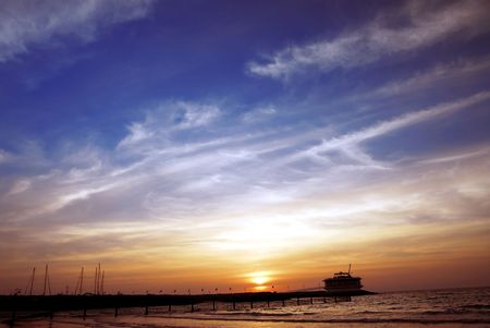 silhouetteの写真素材