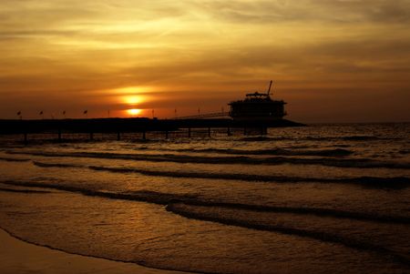 silhouetteの写真素材