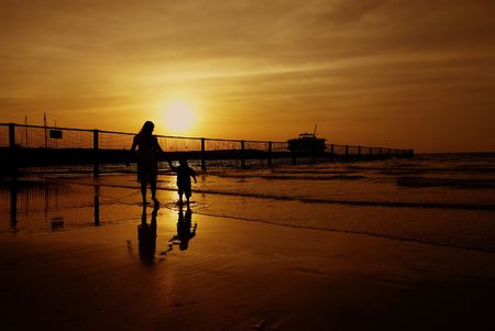 sunrise sunsetの写真素材