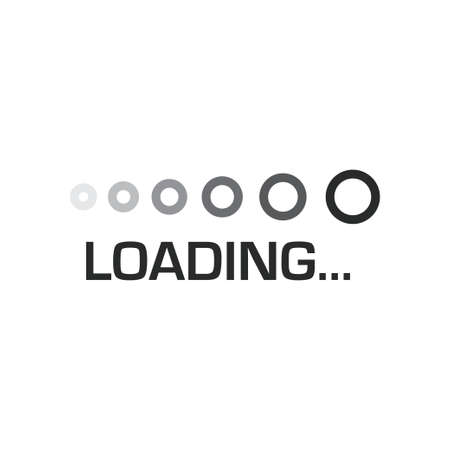loading, progress icon vector design illustration
