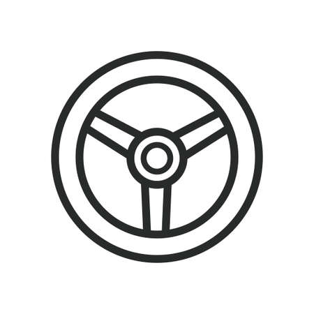 steering wheel icon vector design illustrationのイラスト素材