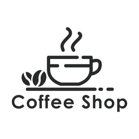 coffee icon vector design illustrationのイラスト素材