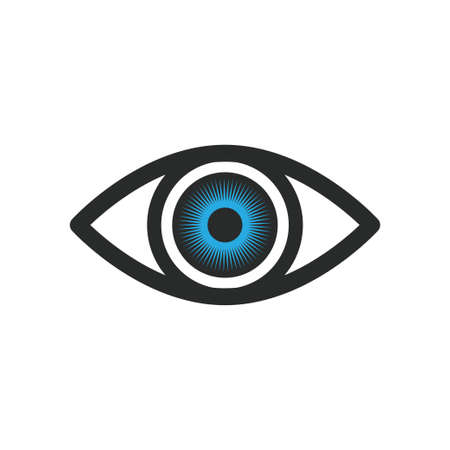 eye icon vector design illustrationのイラスト素材
