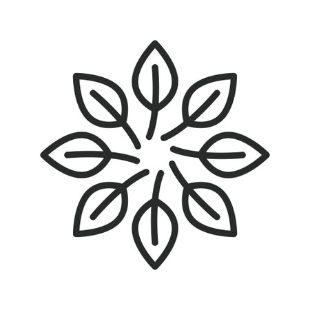 leaf icon vector design illustrationのイラスト素材