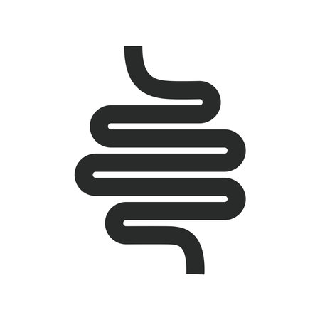 colon icon in flat style.  colon vector illustration on white isolated background.のイラスト素材