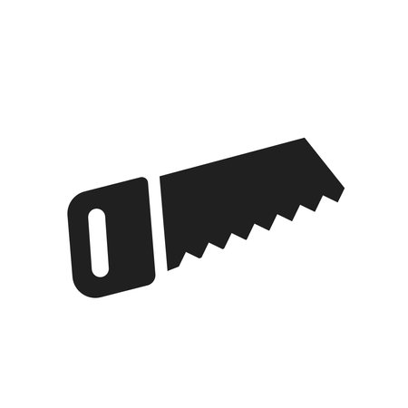 hand saw icon vector design illustrationのイラスト素材
