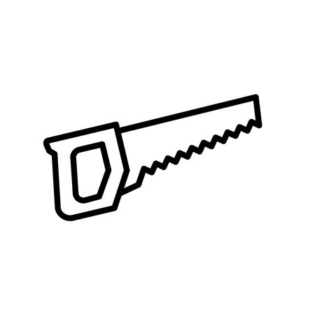 hand saw icon vector design illustrationのイラスト素材