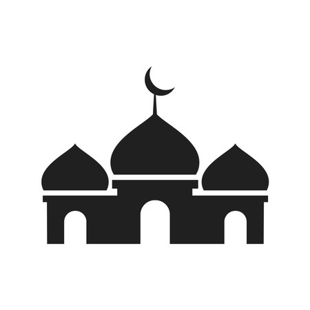 Mosque icon vector design illustrationのイラスト素材