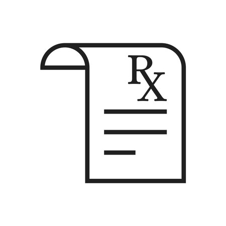 Prescription icon design illustrationのイラスト素材