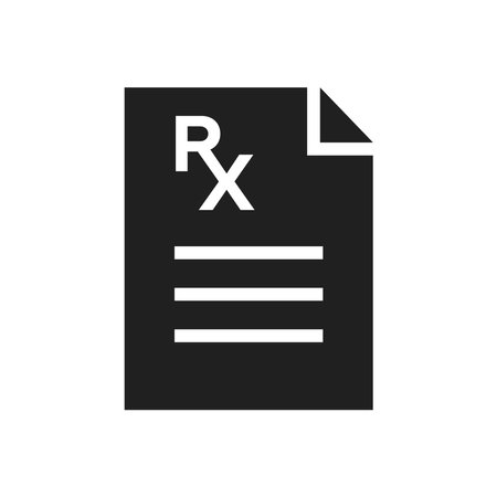 Prescription icon design illustrationのイラスト素材
