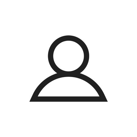 User icon in flat style. Profile vector illustration on white isolated background. User business concept.のイラスト素材