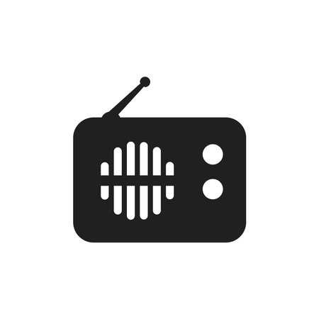 radio icon vector design illustrationのイラスト素材