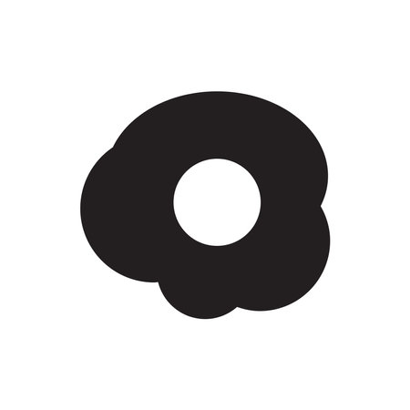 egg icon in flat color style. Egg with shadow isolated on white backgroundのイラスト素材