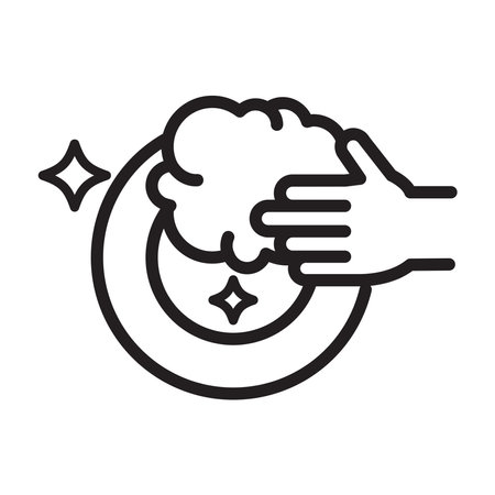 Dishwasher icon vector. Dishwasher sign. Cleaning symbol.のイラスト素材