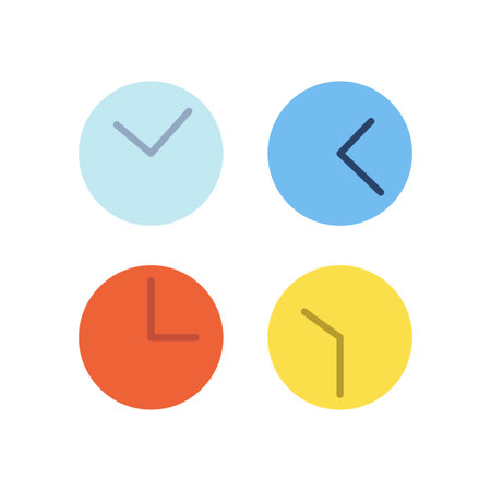 clock icon vector design illustrationのイラスト素材