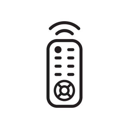 Remote control symbol icon vector design illustrationのイラスト素材