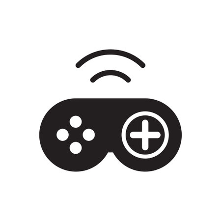 Game controller symbol icon vector design illustrationのイラスト素材