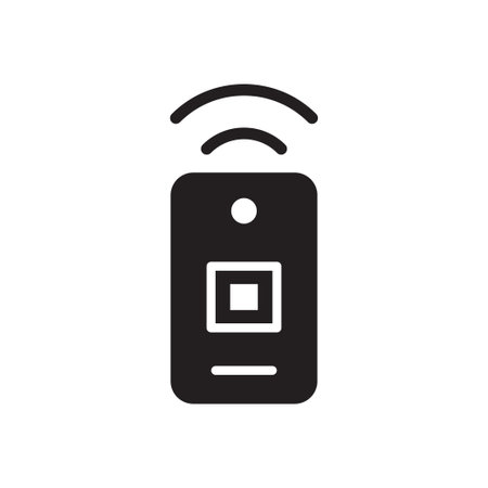 Remote control symbol icon vector design illustrationのイラスト素材