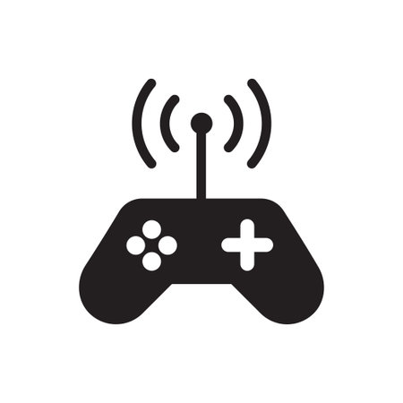 Game controller symbol icon vector design illustrationのイラスト素材