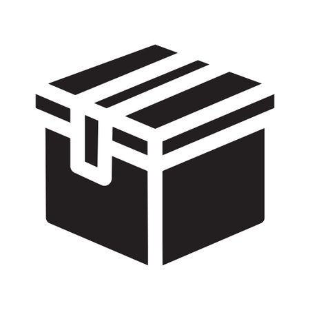 box package symbol icon vector design illustrationのイラスト素材