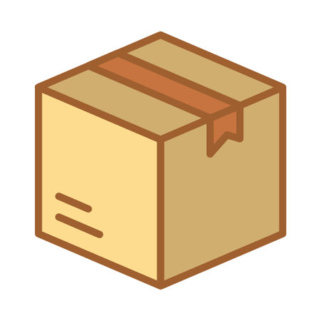 box package symbol icon vector design illustrationのイラスト素材