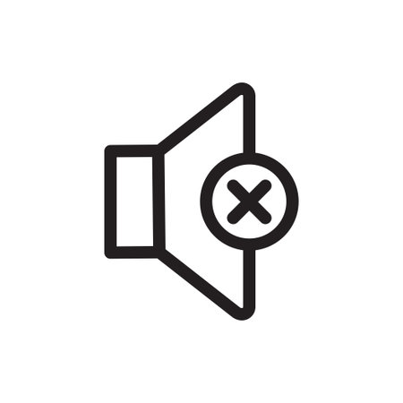 speaker icon vector volume symbol design illustrationのイラスト素材