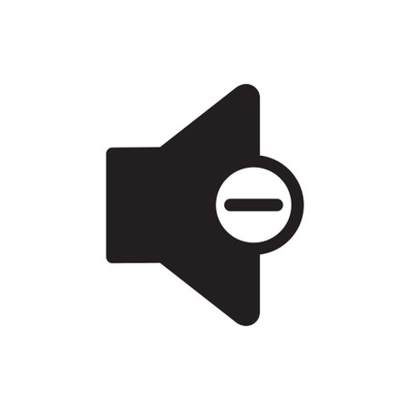 speaker icon vector volume symbol design illustrationのイラスト素材
