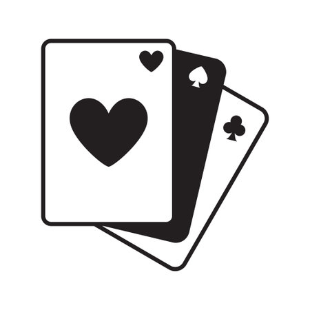 playing card vector Design Symbol illustrationのイラスト素材