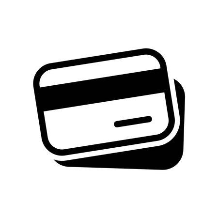 Credit card icon vector design illustrationのイラスト素材
