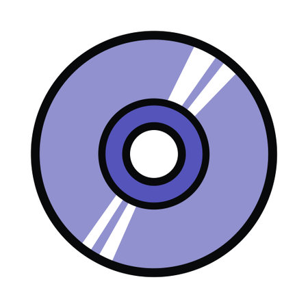Illustration of a CD Disc design