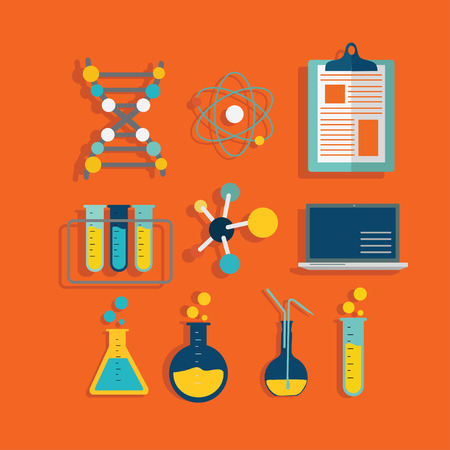 science icon setの写真素材