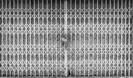 old metallic doorの写真素材