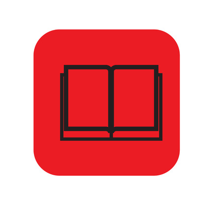 Open book icon thin line for web and mobile, modern minimalistic flat design.のイラスト素材