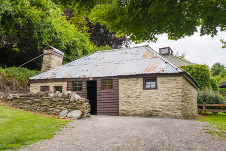 Arrowtown, Otago, New Zealand - 20th December 2022: Ah Lum's store in the Chinese gold mining...