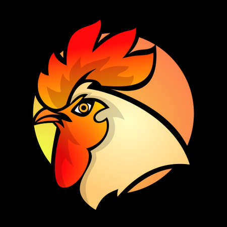 Chicken Cartoon Character. best used for mascot or business brand. Vector illustrationのイラスト素材