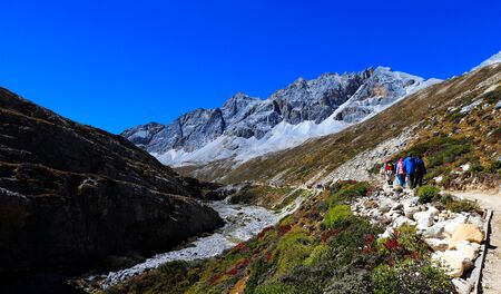 Scenic view at Daocheng, Yading, Yunnan, China
