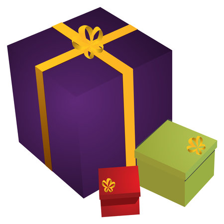 Gift illustration for valentines day celebrationのイラスト素材