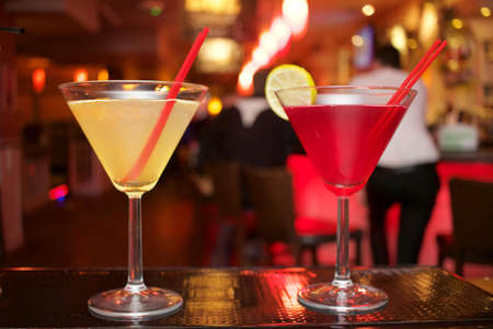 Red White Cocktails Food Backgroundの写真素材