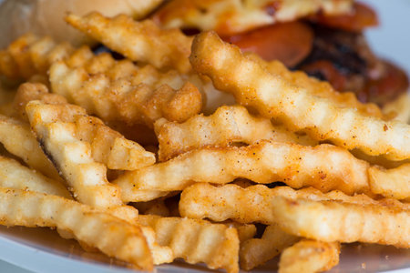 Delicious French Fries Food Background