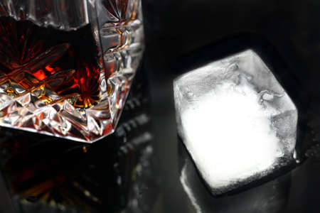 Drinks on Ice Food Backgroundの写真素材