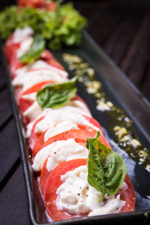 Caprese saladの写真素材