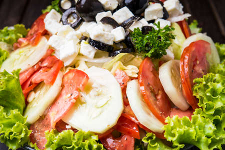 fresh vegetable saladの写真素材