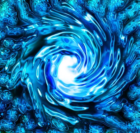 abstract water background generated in the  computer